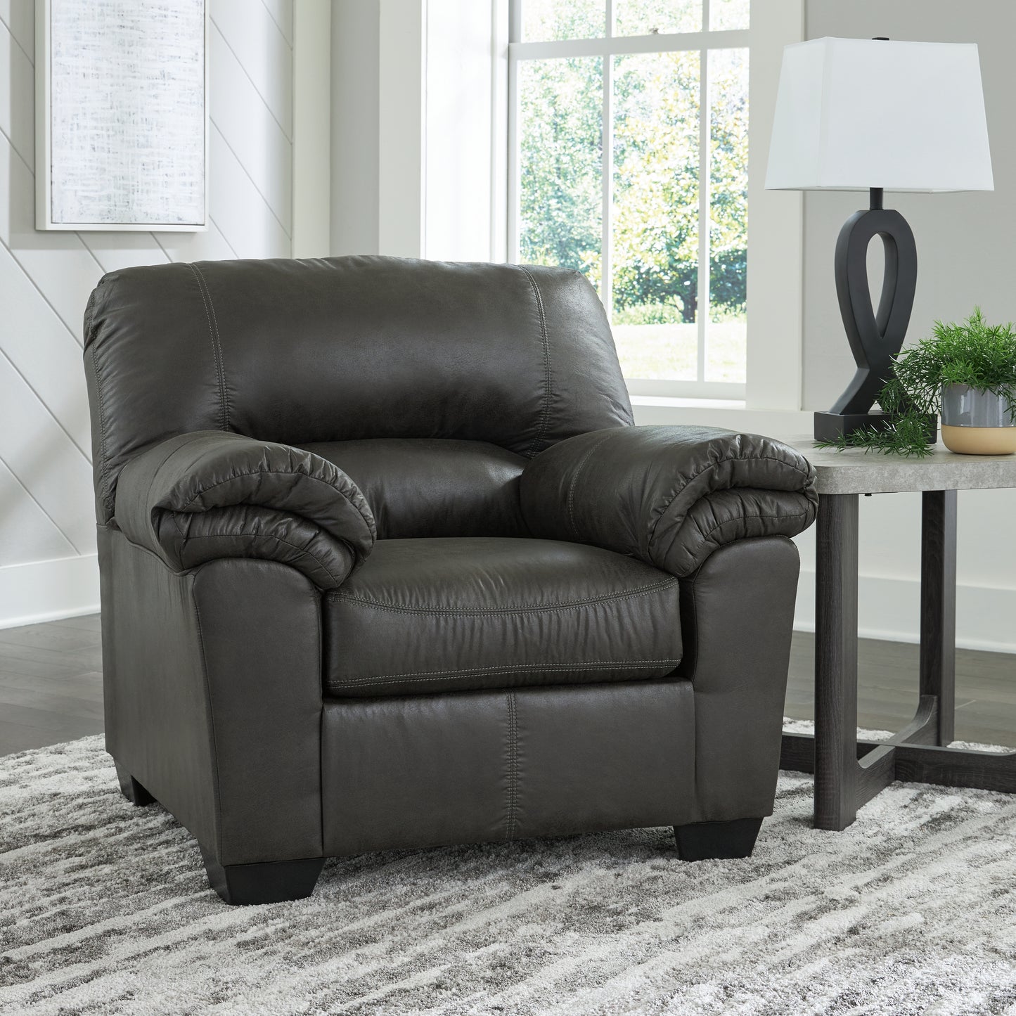 Cassel Furniture Outlet - Ashley Furniture - Bladen Living Room - Chair / Slate - 1202120