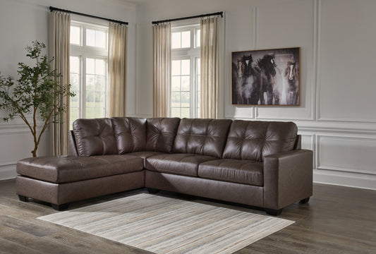 Cassel Furniture Outlet - Ashley Furniture - Barlin Mills Sectional - RAF 2-Piece Sectional with Chaise / Carbon - 17004S1