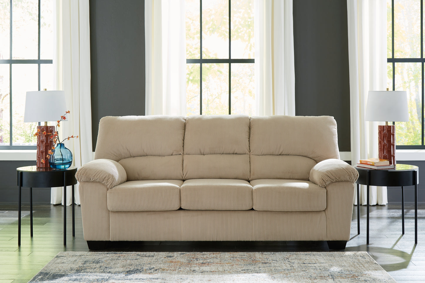 Cassel Furniture Outlet - Ashley Furniture - SimpleJoy Living Room - Sofa / Sand - 2420338