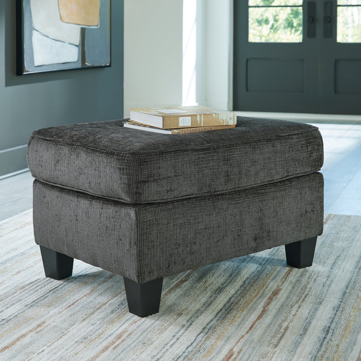 Cassel Furniture Outlet - Ashley Furniture - Erinslane Living Room - Ottoman / Dusk - 2520614