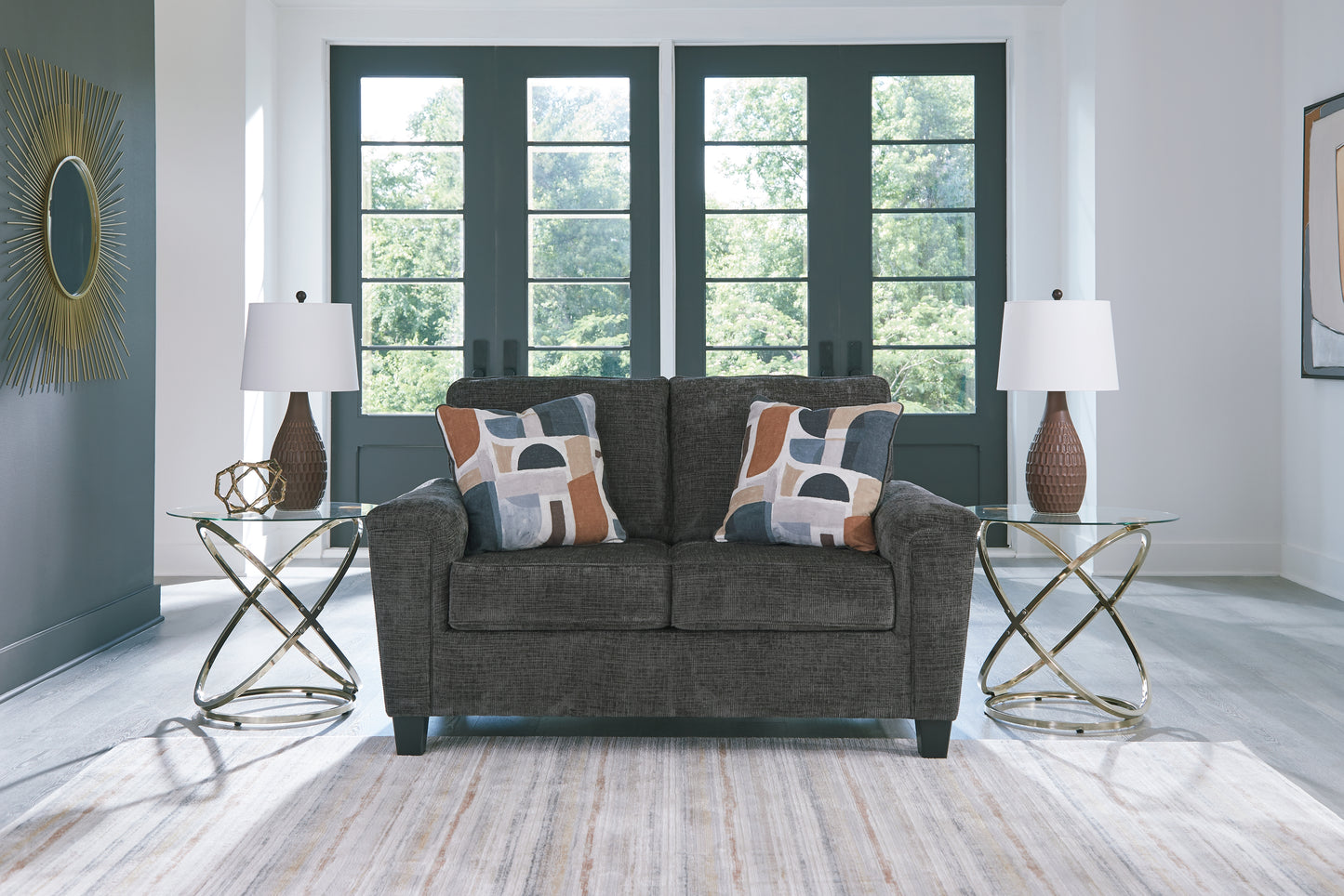 Cassel Furniture Outlet - Ashley Furniture - Erinslane Living Room - Loveseat / Dusk - 2520635