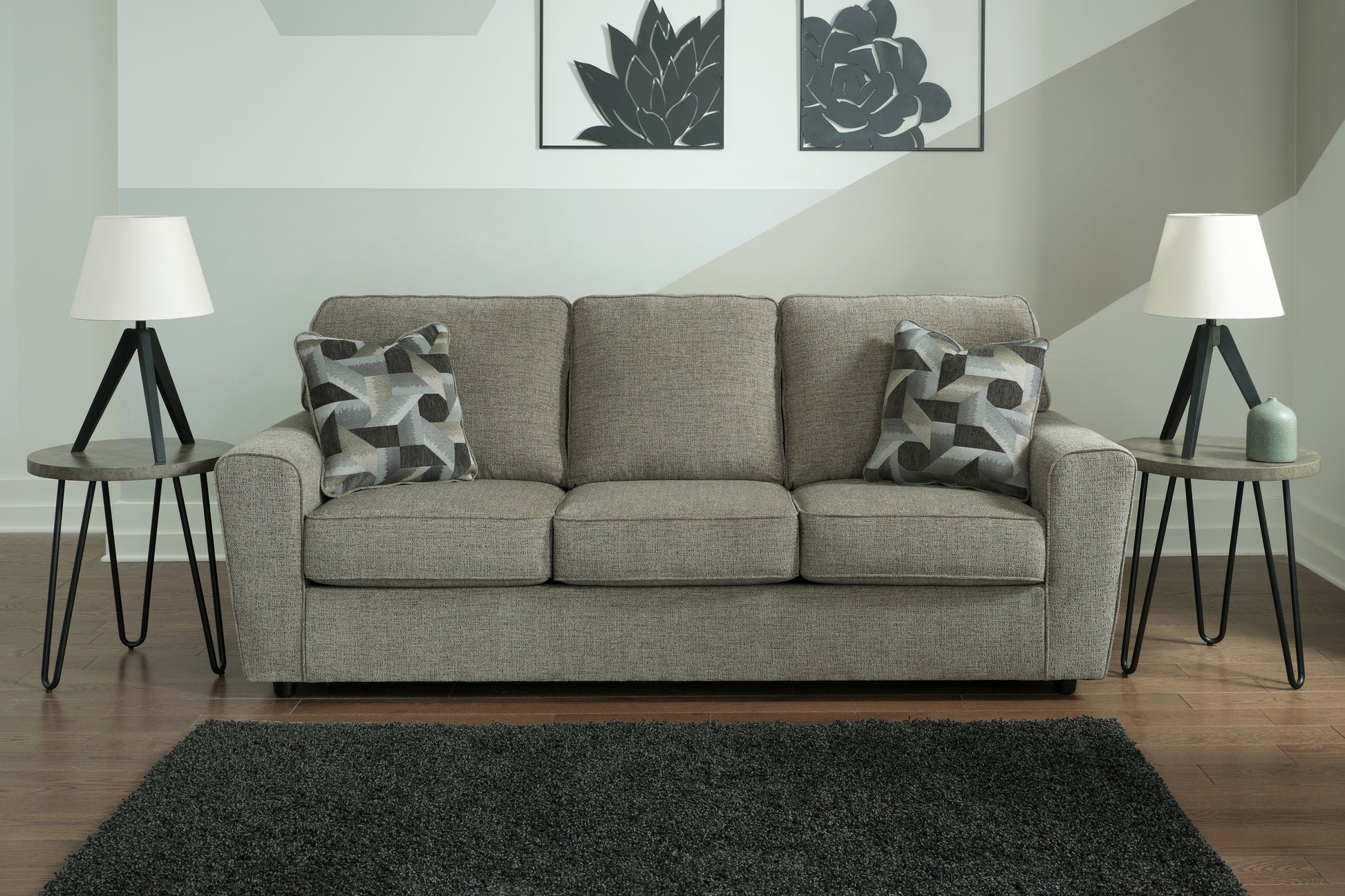 Cassel Furniture Outlet - Ashley Furniture - Cascilla Living Room - Loveseat / Pewter - 2680535