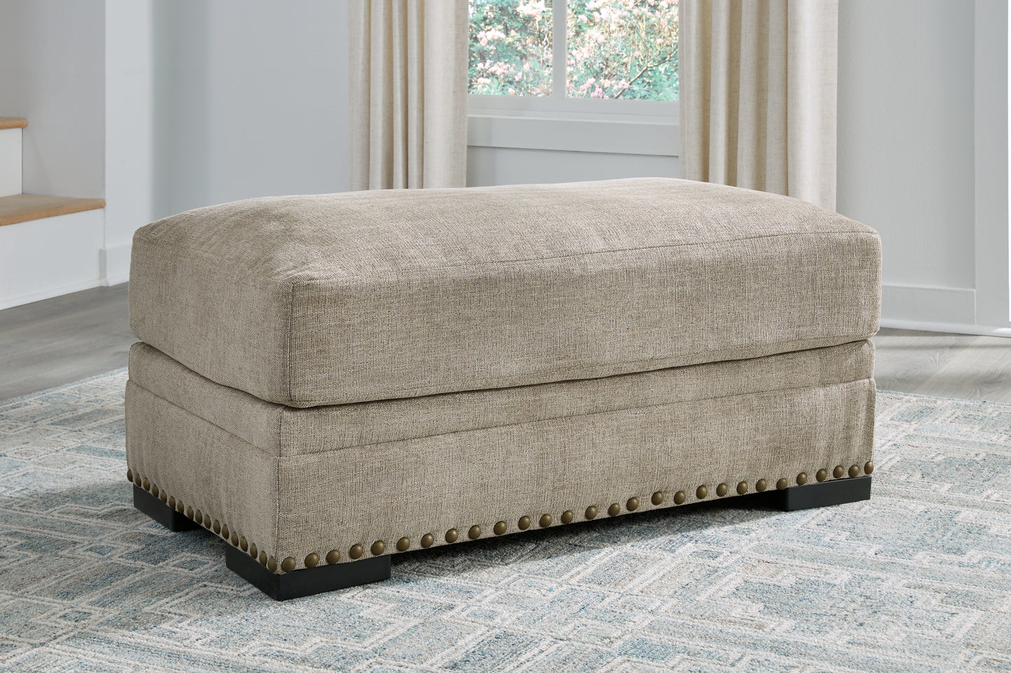 Cassel Furniture Outlet - Ashley Furniture - Galemore Living Room - Ottoman / Quarry - 2700414