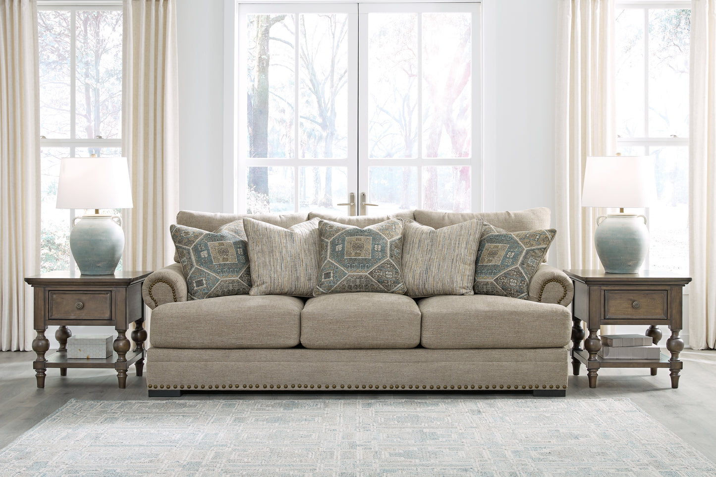 Cassel Furniture Outlet - Ashley Furniture - Galemore Living Room - Sofa / Quarry - 2700438