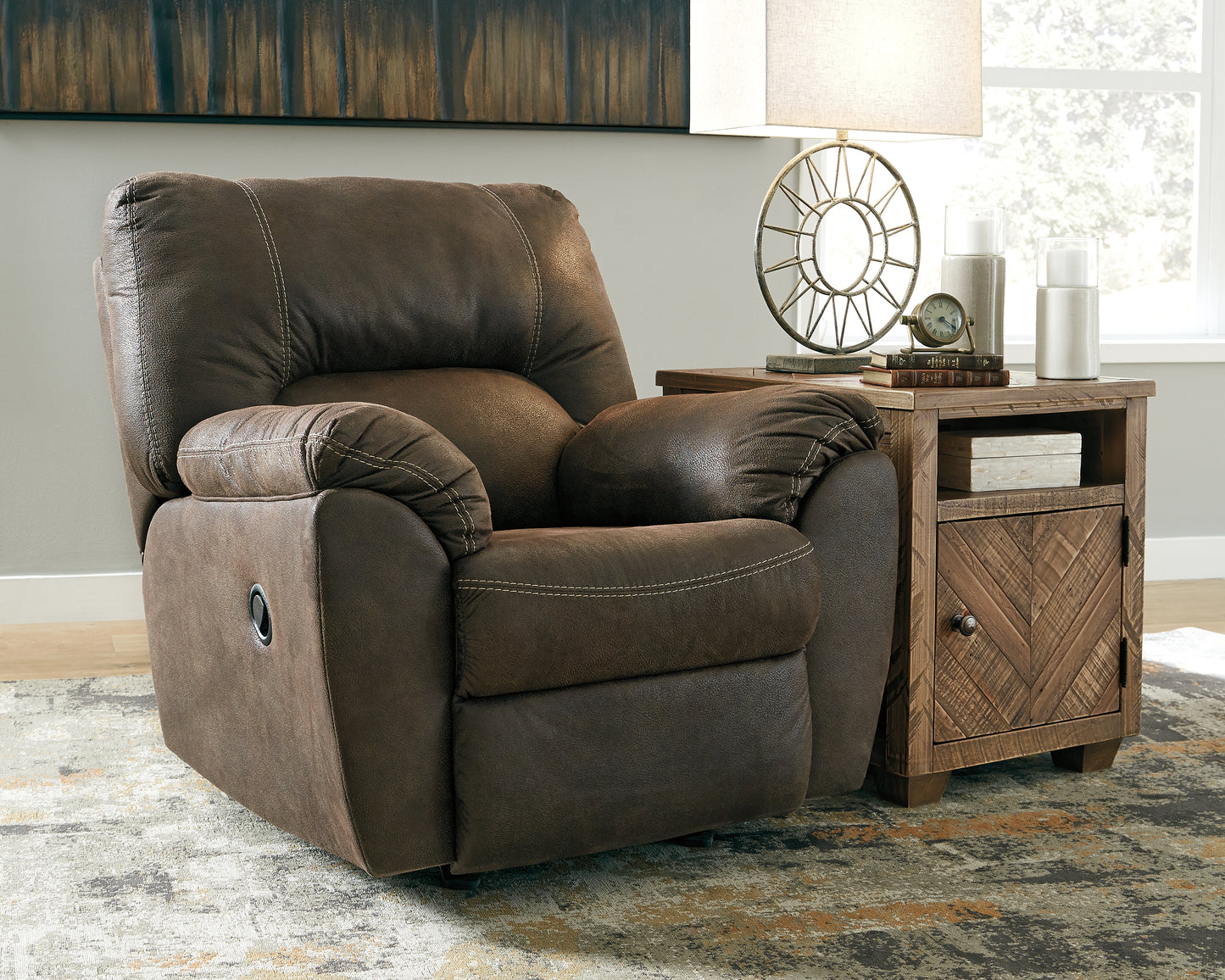 Cassel Furniture Outlet - Ashley Furniture - Tambo Living Room - Rocker Recliner / Canyon - 2780225