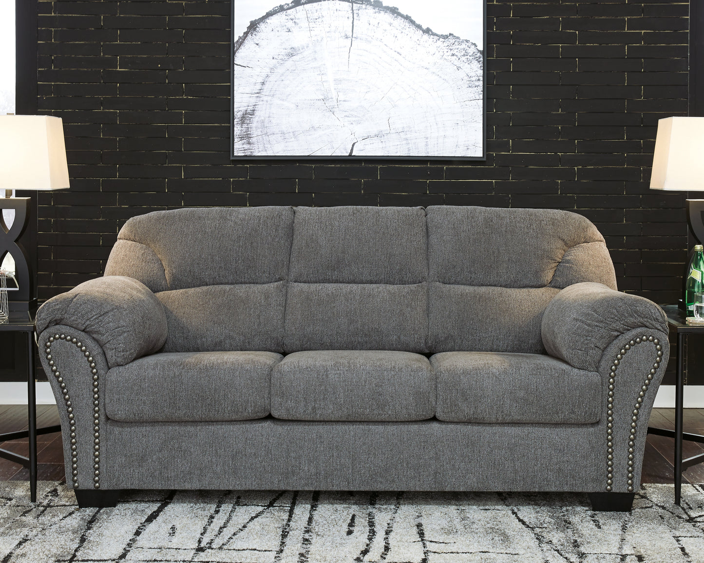 Cassel Furniture Outlet - Ashley Furniture - Allmaxx Living Room - Sofa / Pewter - 2810538