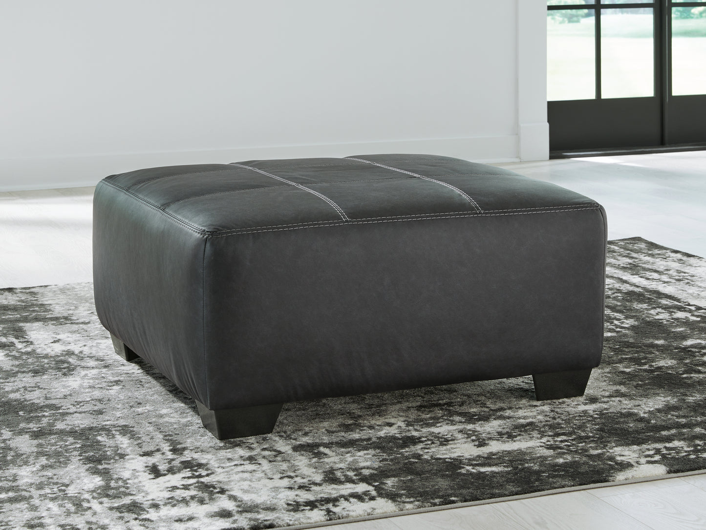 Cassel Furniture Outlet - Ashley Furniture - Brixley Pier Living Room - Oversized Accent Ottoman / Graphite - 2990608