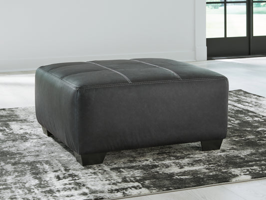 Cassel Furniture Outlet - Ashley Furniture - Brixley Pier Living Room - Oversized Accent Ottoman / Graphite - 2990608