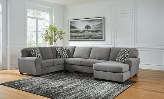 Cassel Furniture Outlet - Ashley Furniture - Birkdale Court Sectional - RAF 3-Piece Sectional / Gray - 32402S3