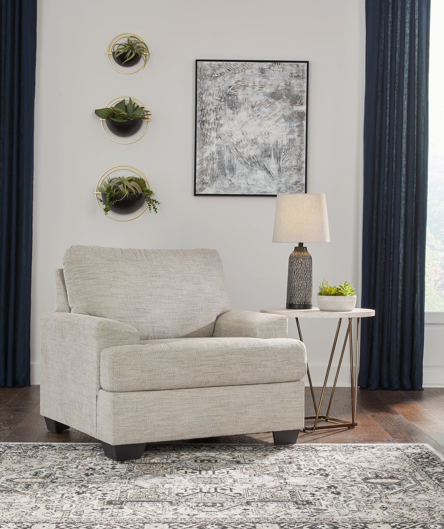 Cassel Furniture Outlet - Ashley Furniture - Vayda Living Room - Chair / Pebble - 3310420