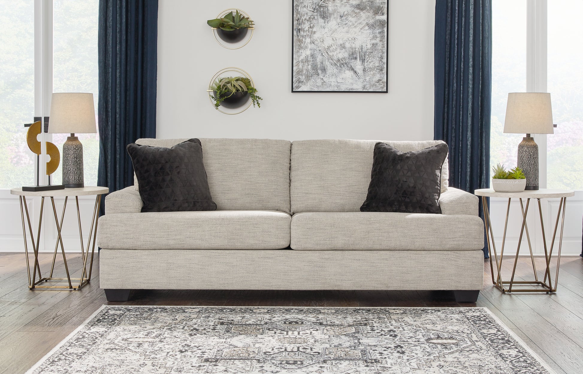 Cassel Furniture Outlet - Ashley Furniture - Vayda Living Room - Sofa / Pebble - 3310438