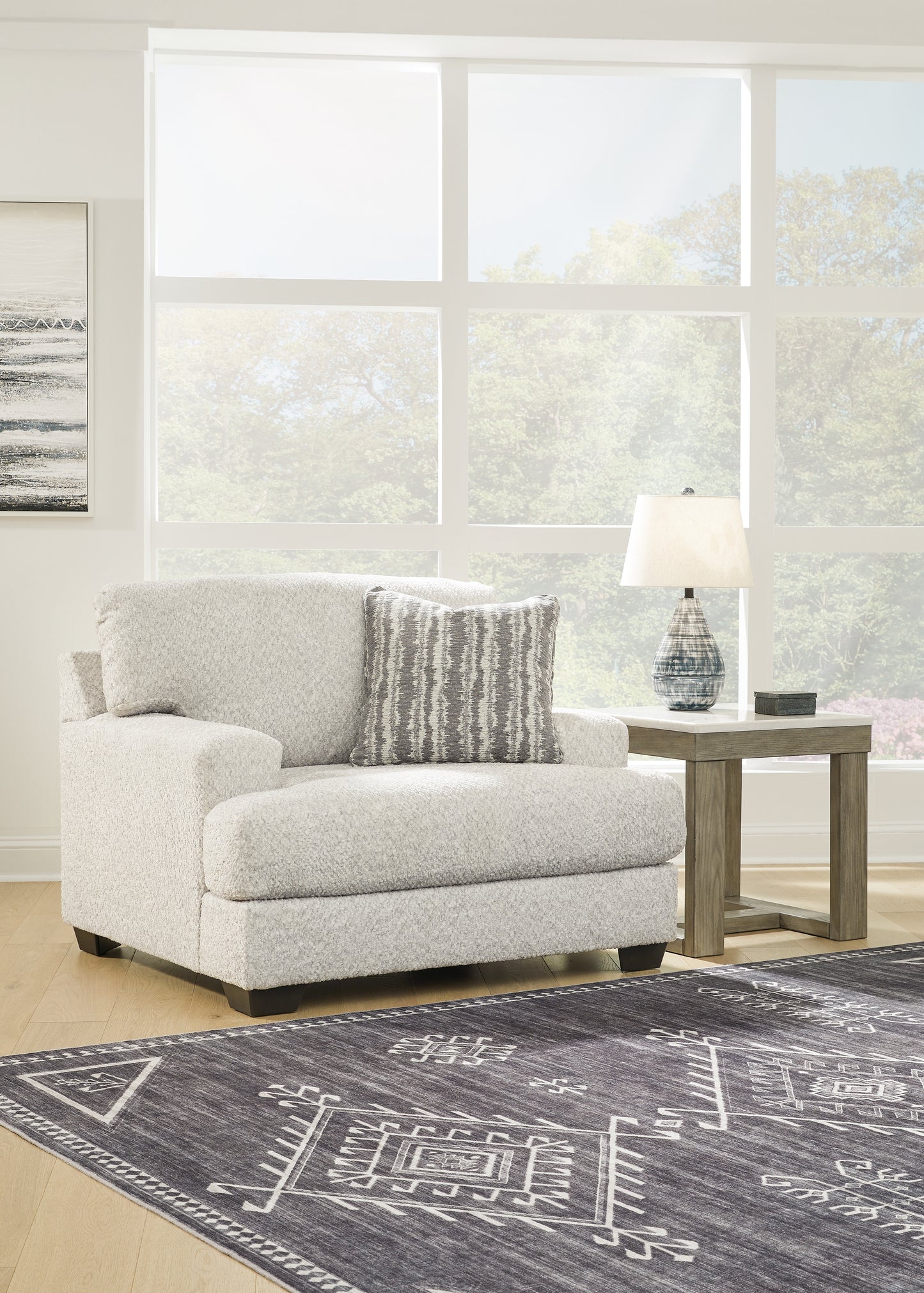 Cassel Furniture Outlet - Ashley Furniture - Brebryan Living Room - Chair and a Half / Flannel - 3440123