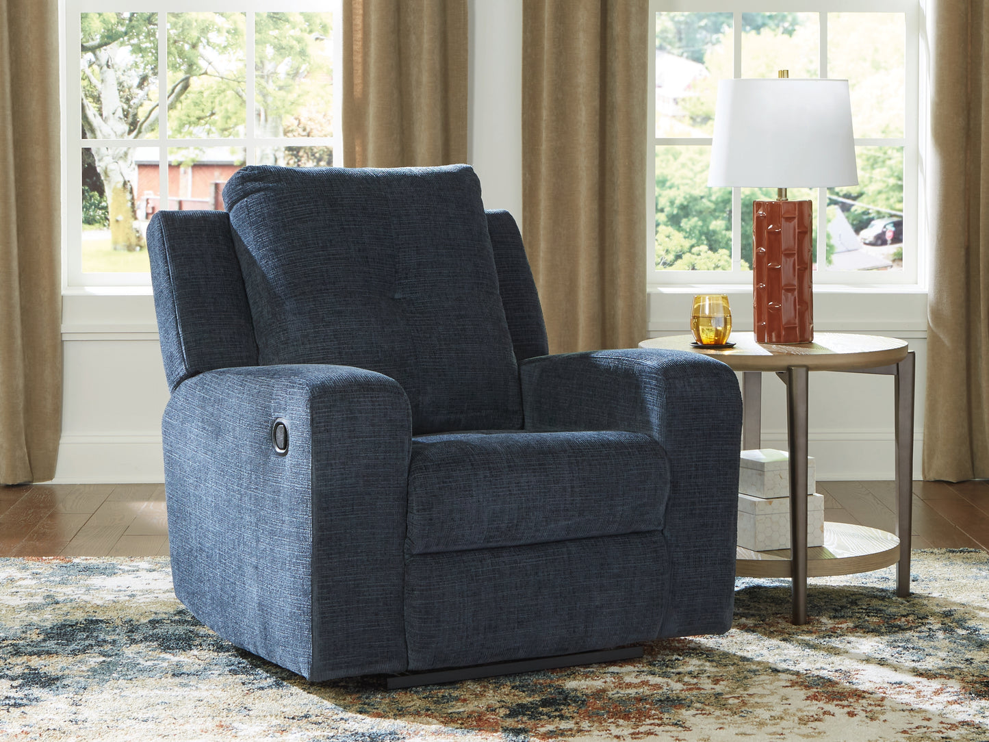 Cassel Furniture Outlet - Ashley Furniture - Danum Living Room - Zero Wall Recliner / Ink - 3880629
