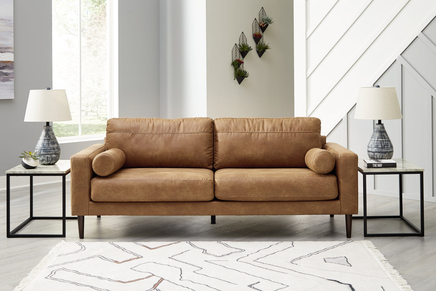 Cassel Furniture Outlet - Ashley Furniture - Telora Living Room - Sofa / Caramel - 4100238