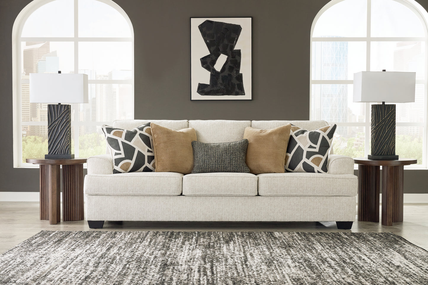 Cassel Furniture Outlet - Ashley Furniture - Heartcort Living Room - Sofa / Quartz - 4460438