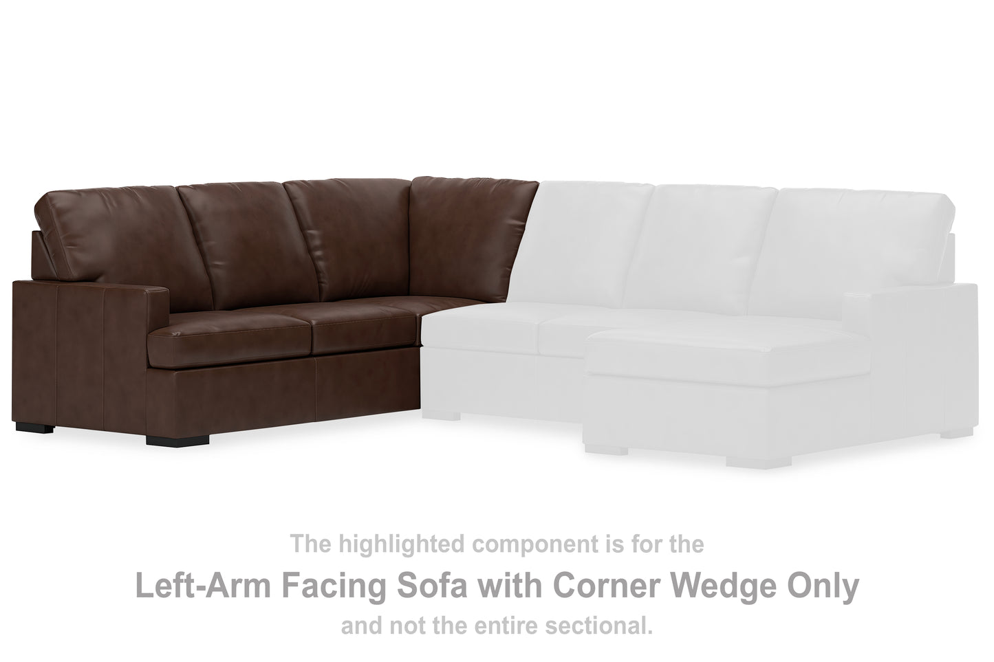 Cassel Furniture Outlet - Ashley Furniture - McDowlan Sectional - LAF Sofa w/Corner Wedge / Coffee - PC4850448