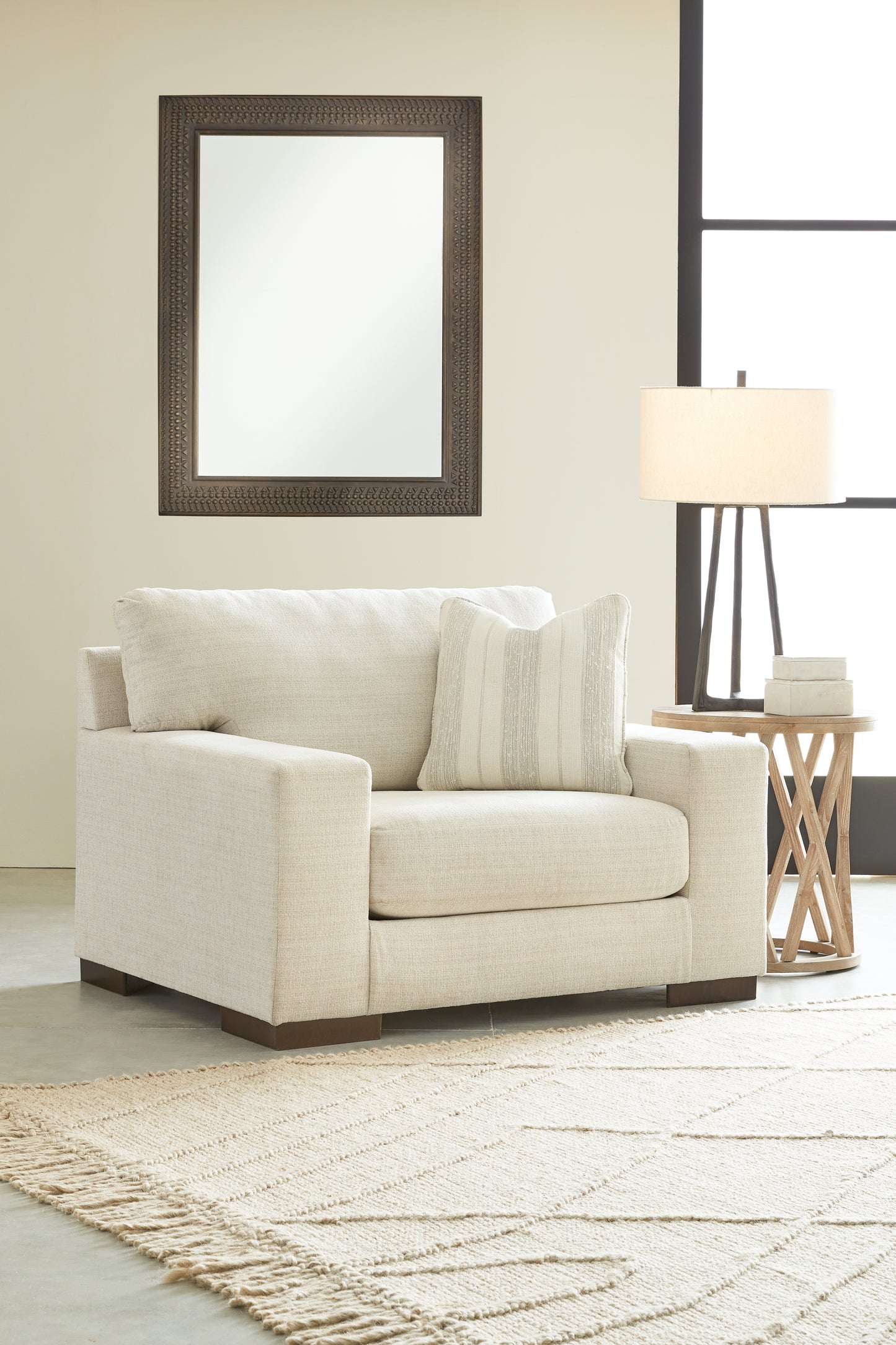 Cassel Furniture Outlet - Ashley Furniture - Maggie Living Room - Chair and a Half / Birch - 5200323