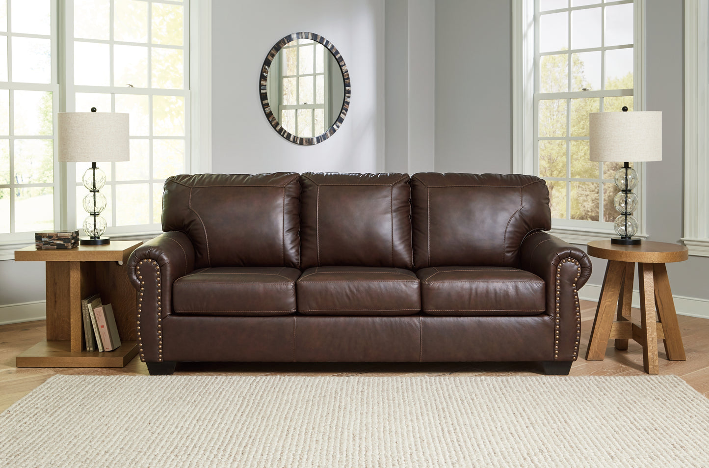 Cassel Furniture Outlet - Ashley Furniture - Colleton Living Room - Sofa / Dark Brown - 5210738