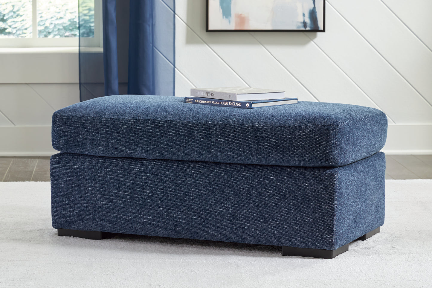Cassel Furniture Outlet - Ashley Furniture - Evansley Living Room - Ottoman / Pewter - 5450314