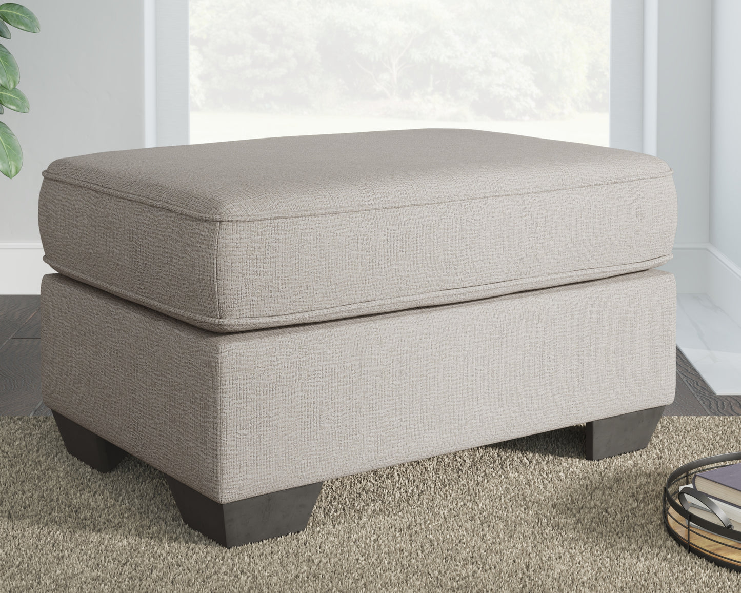 Cassel Furniture Outlet - Ashley Furniture - Greaves Living Room - Ottoman / Stone - 5510414