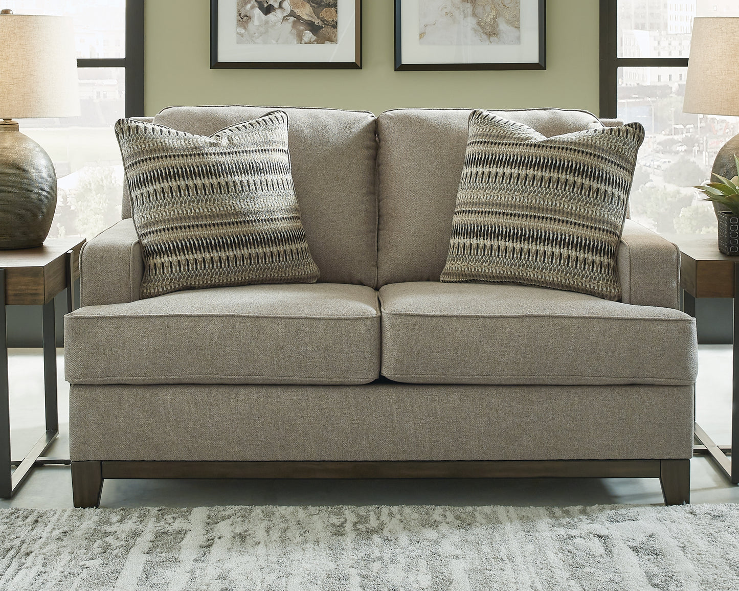 Cassel Furniture Outlet - Ashley Furniture - Kaywood Living Room - Loveseat / Granite - 5630335