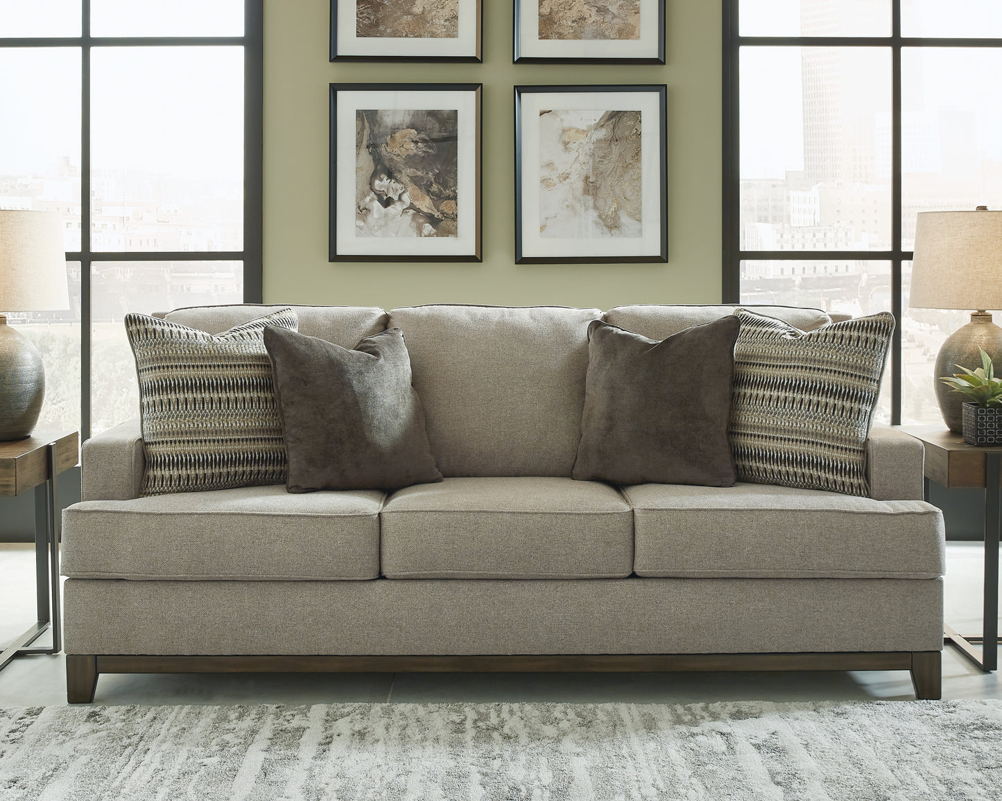 Cassel Furniture Outlet - Ashley Furniture - Kaywood Living Room - Sofa / Granite - 5630338