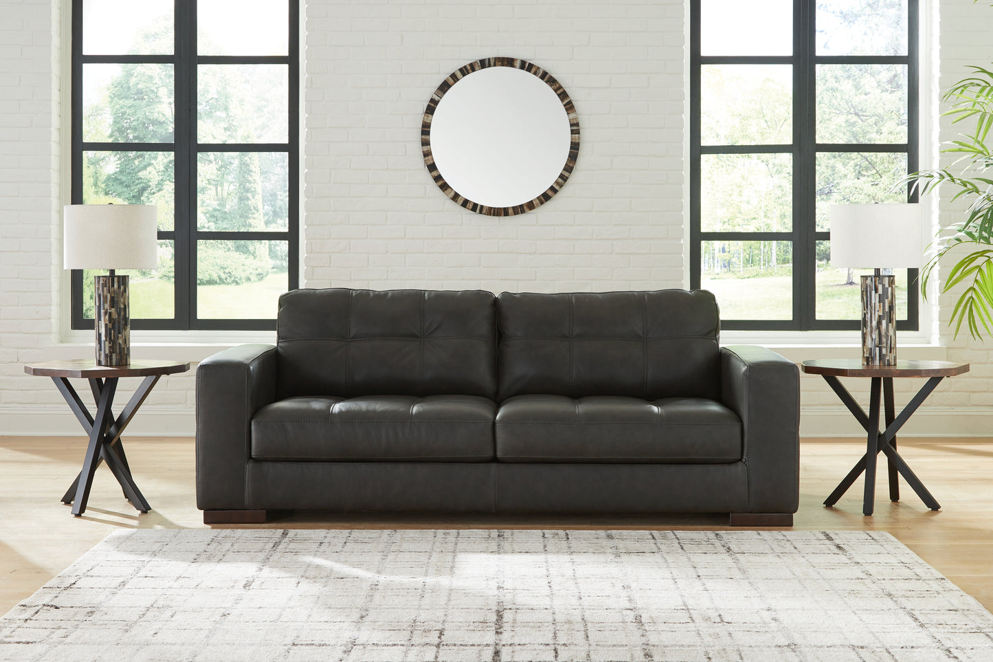 Cassel Furniture Outlet - Ashley Furniture - Luigi Living Room - Sofa / Thunder - 5650638