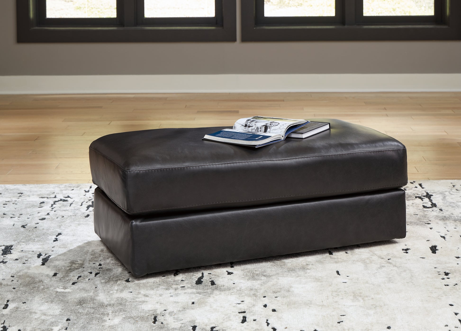 Cassel Furniture Outlet - Ashley Furniture - Amiata Living Room - Oversized Accent Ottoman / Glacier - 5740408