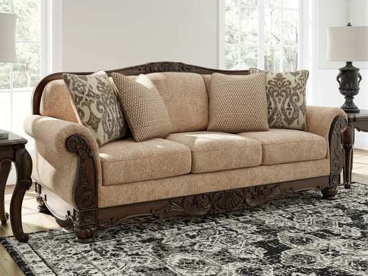 Cassel Furniture Outlet - Ashley Furniture - Chelsworth Living Room - Loveseat / Golden - PC5790535