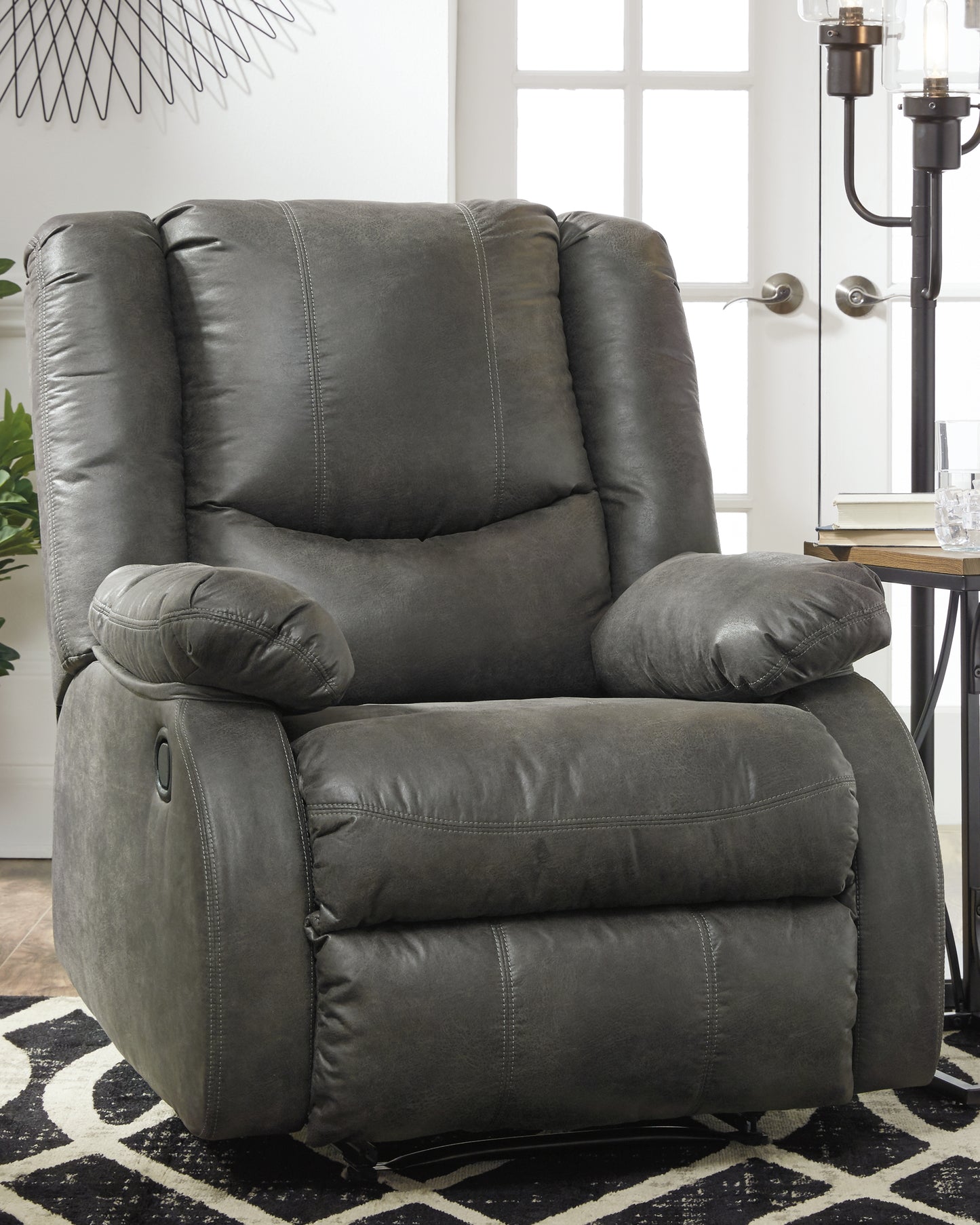 Cassel Furniture Outlet - Ashley Furniture - Bladewood Living Room - Zero Wall Recliner / Slate - 6030629
