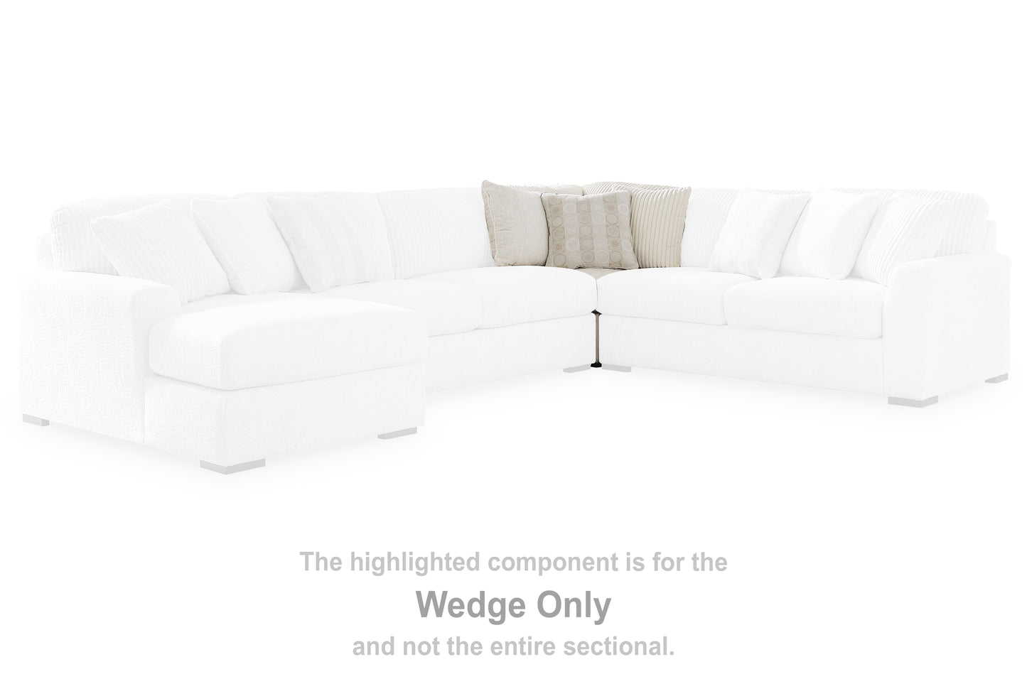 Cassel Furniture Outlet - Ashley Furniture - Chessington Sectional - Wedge / Ivory - 6190477