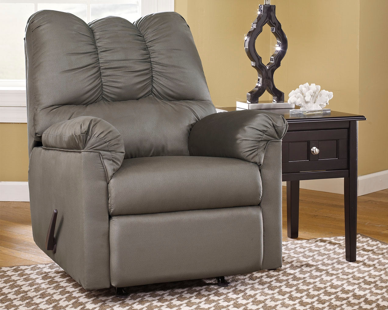 Cassel Furniture Outlet - Ashley Furniture - Darcy Living Room - Rocker Recliner / Cobblestone - 7500525