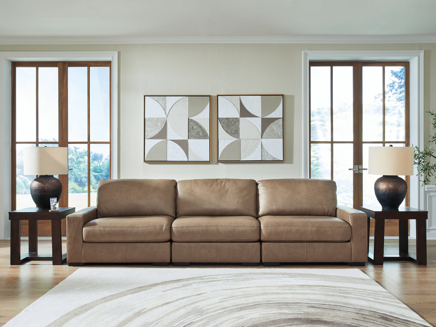 Cassel Furniture Outlet - Ashley Furniture - Veronella Sectional - RAF 3-Piece Sectional Sofa / Sahara - 76106S2