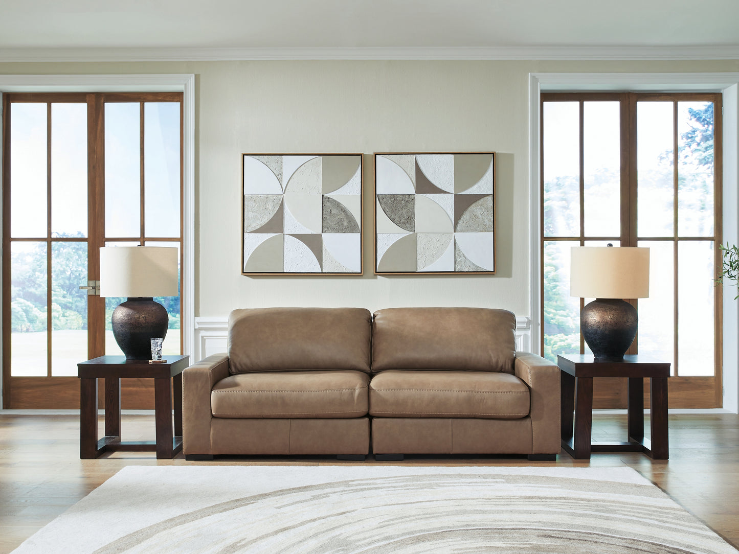 Cassel Furniture Outlet - Ashley Furniture - Veronella Sectional - RAF 2-Piece Sectional Sofa / Sahara - 76106S1