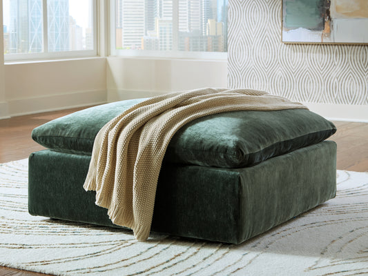 Cassel Furniture Outlet - Ashley Furniture - Carriage View Living Room - Oversized Accent Ottoman / Jade - 7800108