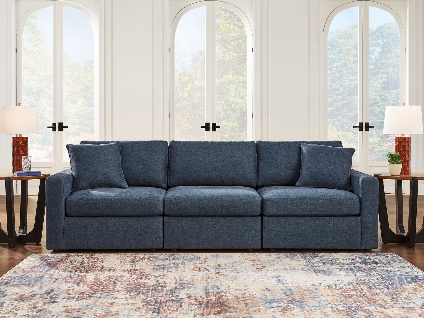 Cassel Furniture Outlet - Ashley Furniture - Modmax Sectional - RAF 3-Piece Sectional / Ink - 92101S2