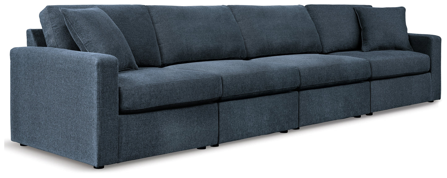 Cassel Furniture Outlet - Ashley Furniture - Modmax Sectional - RAF 4-Piece Sectional / Ink - 92101S10