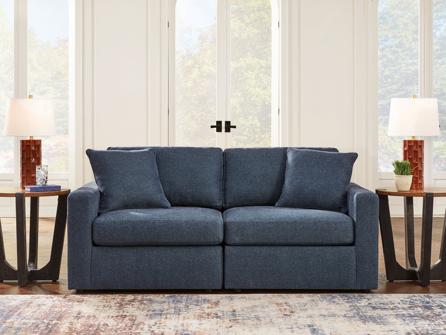 Cassel Furniture Outlet - Ashley Furniture - Modmax Sectional - RAF 2-Piece Sectional / Ink - 92101S1