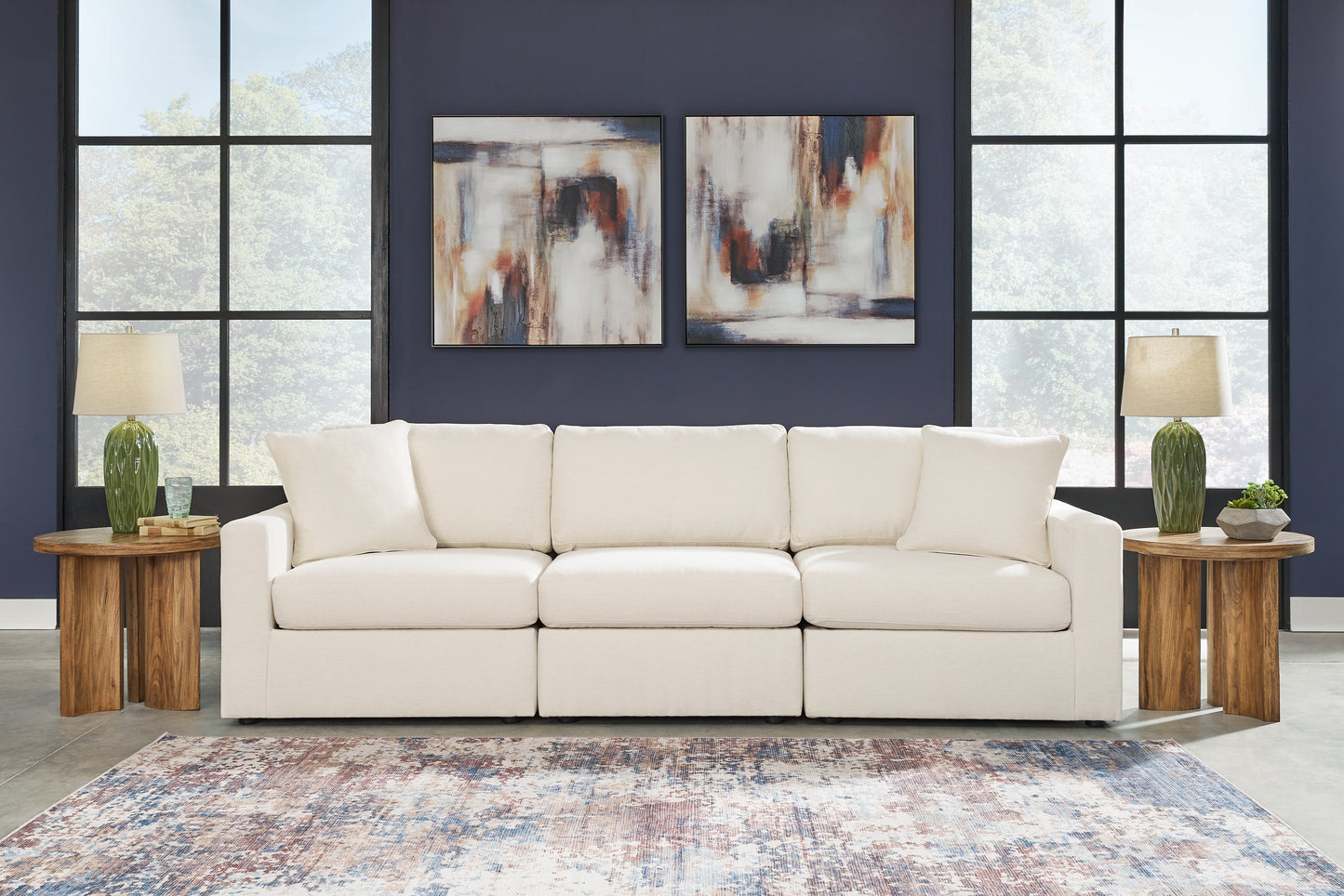 Cassel Furniture Outlet - Ashley Furniture - Modmax Sectional - RAF 3-Piece Sectional / Oyster - 92103S2