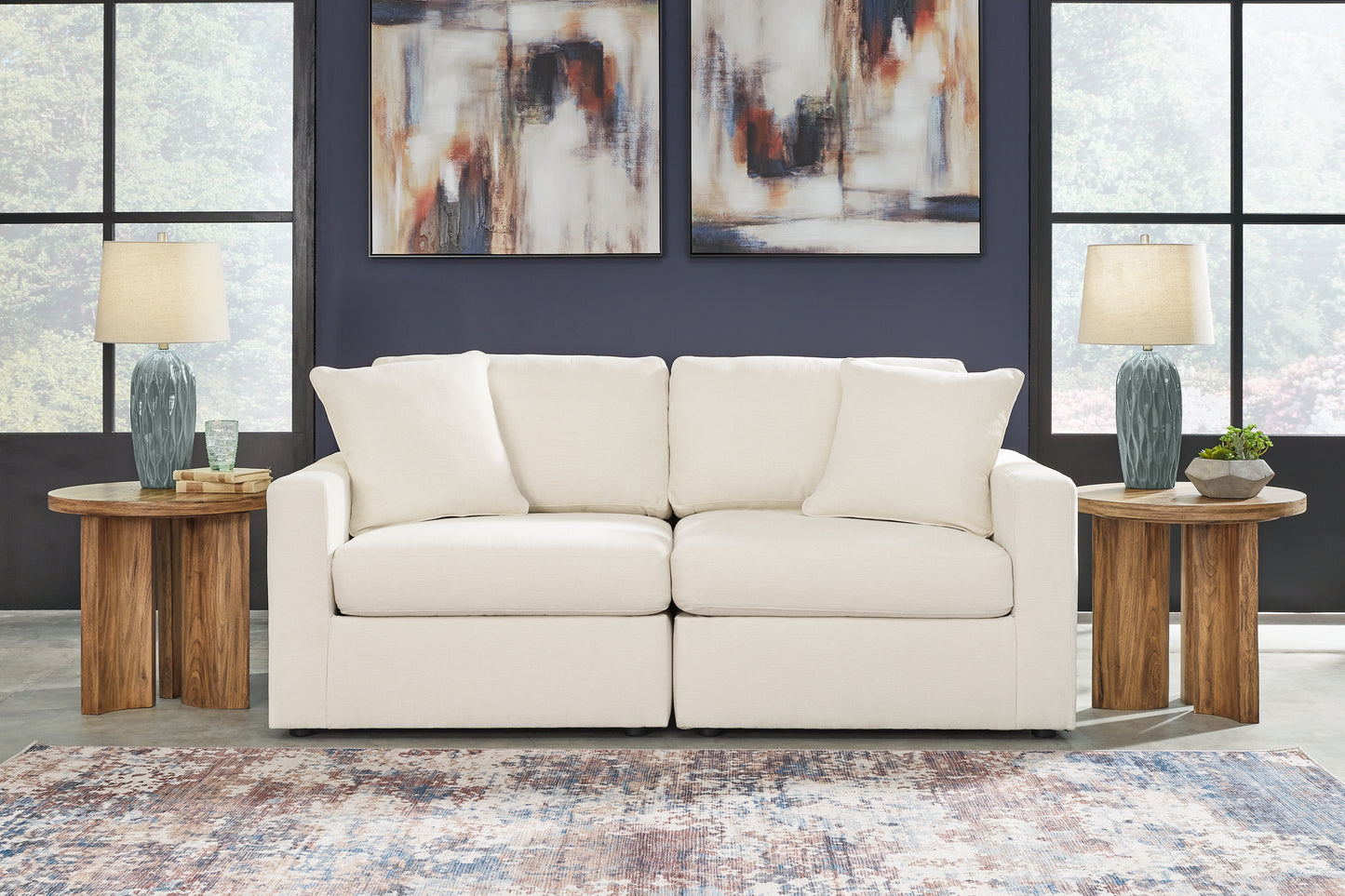 Cassel Furniture Outlet - Ashley Furniture - Modmax Sectional - RAF 2-Piece Sectional / Oyster - 92103S1