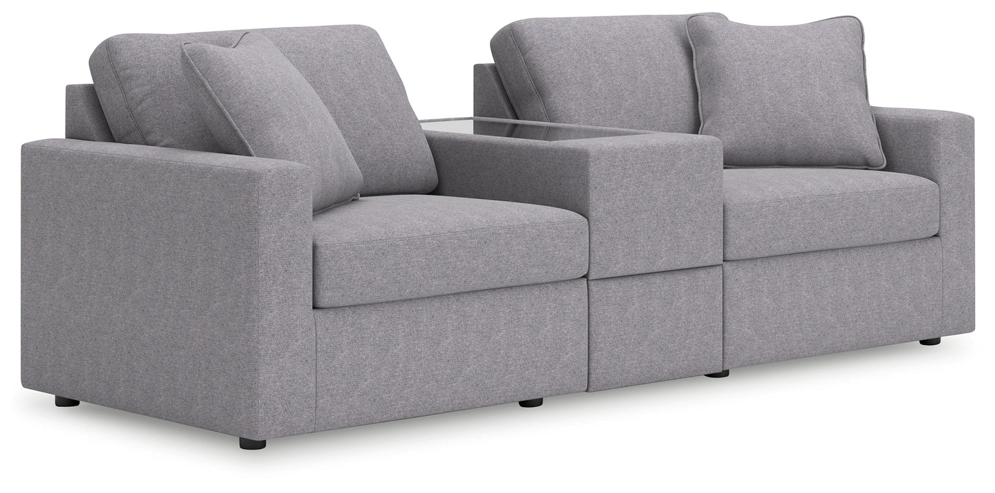 Cassel Furniture Outlet - Ashley Furniture - Modmax Sectional - RAF 3-Piece Sectional / Granite - 92104S3