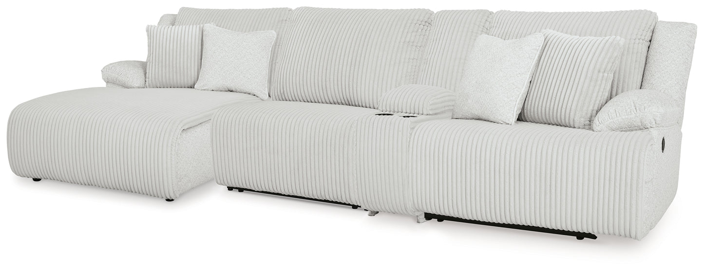 Cassel Furniture Outlet - Ashley Furniture - Top Tier Sectional - 4-Piece Reclining Sectional with Chaise / Alloy - 92706S12