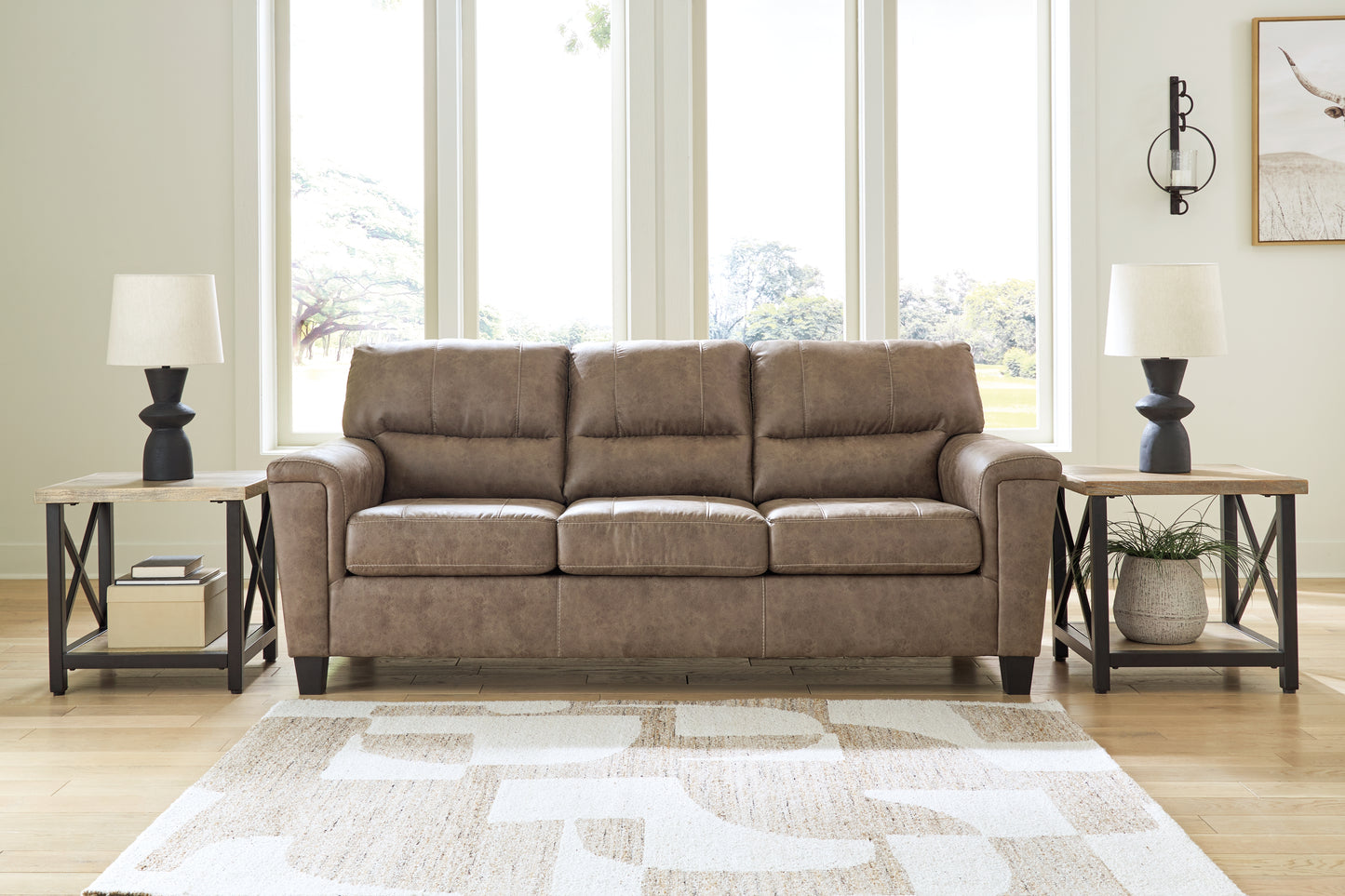 Cassel Furniture Outlet - Ashley Furniture - Navi Living Room - Sofa / Fossil - 9400438