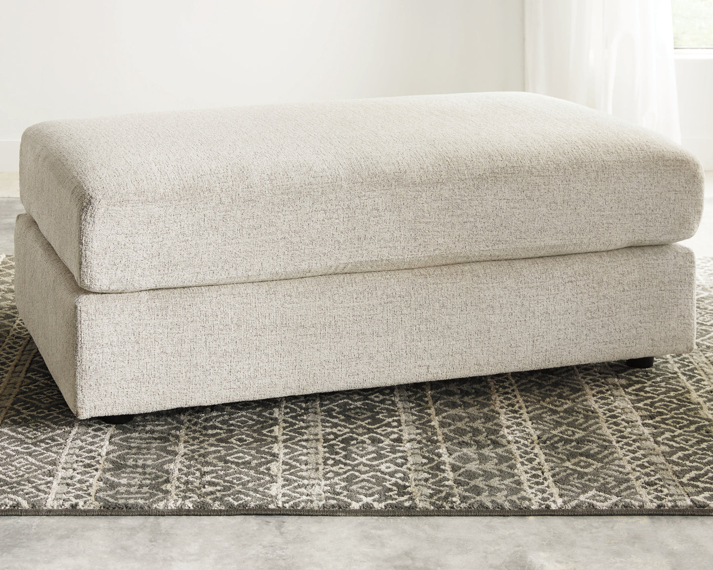 Cassel Furniture Outlet - Ashley Furniture - Soletren Living Room - Oversized Accent Ottoman / Stone - 9510408