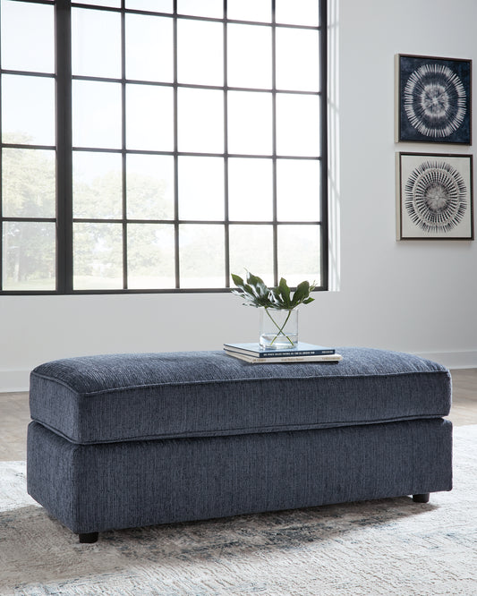 Cassel Furniture Outlet - Ashley Furniture - Albar Place Living Room - Oversized Accent Ottoman / Cobalt - 9530208