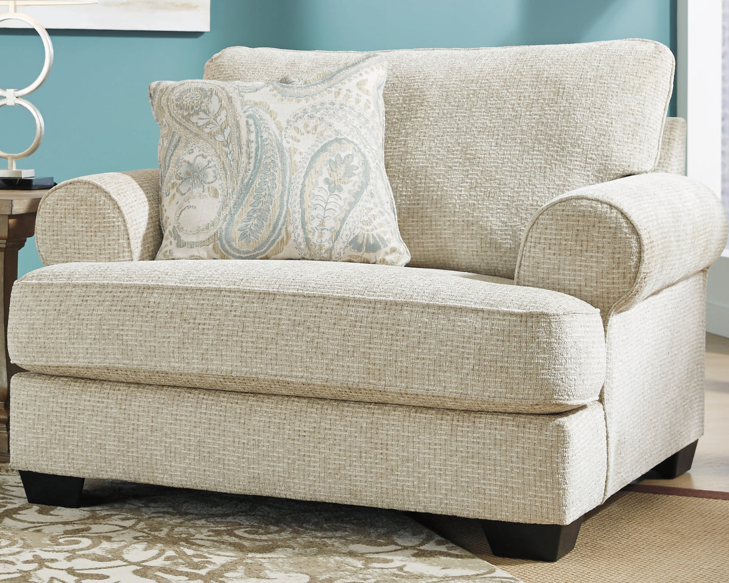 Cassel Furniture Outlet - Ashley Furniture - Monaghan Living Room - Chair and a Half / Sandstone - 9620523