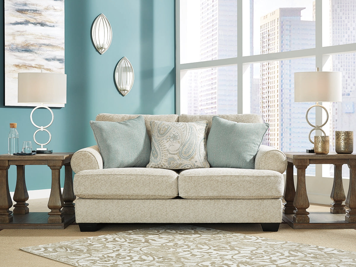 Cassel Furniture Outlet - Ashley Furniture - Monaghan Living Room - Loveseat / Sandstone - 9620535