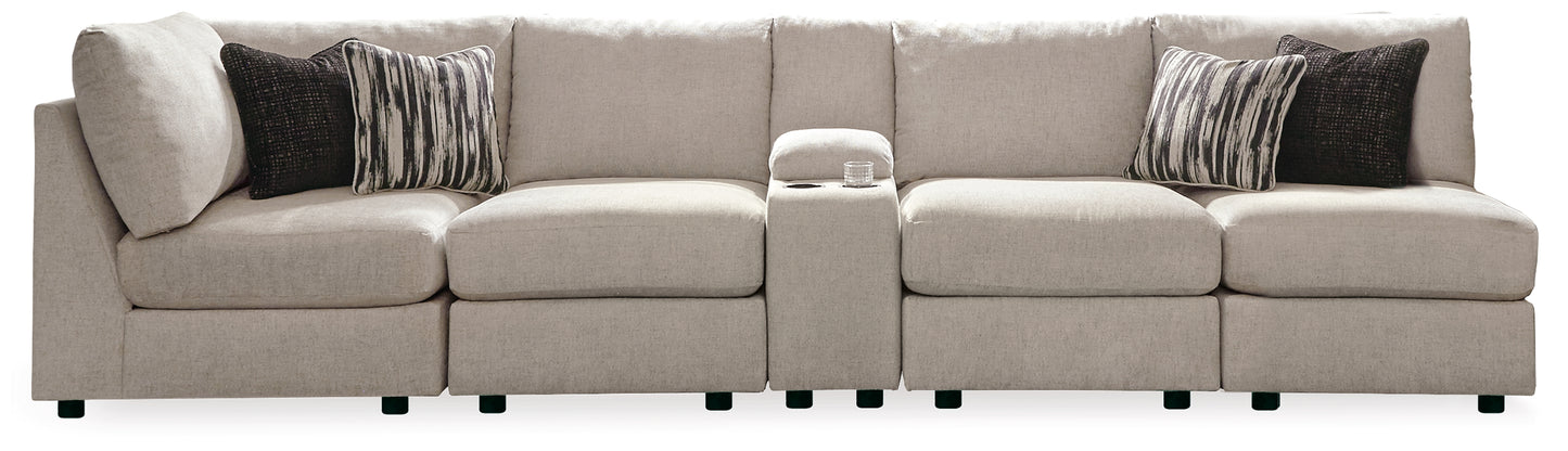 Cassel Furniture Outlet - Ashley Furniture - Kellway Sectional - 3-Piece Sectional Loveseat / Bisque - 98707S8