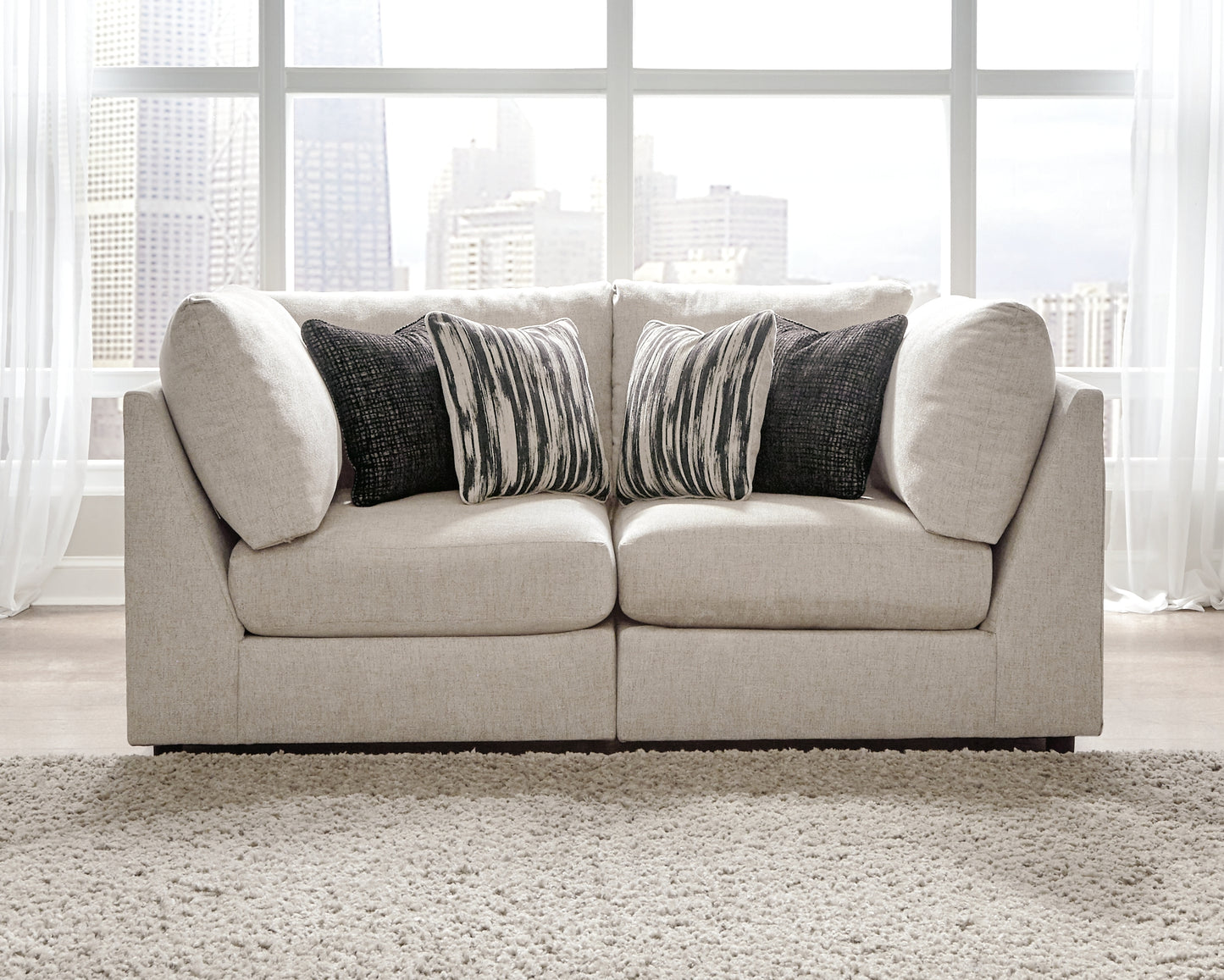 Cassel Furniture Outlet - Ashley Furniture - Kellway Sectional - 2-Piece Sectional / Bisque - 98707S2