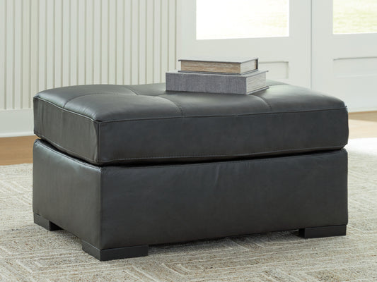 Cassel Furniture Outlet - Ashley Furniture - Brindley Pier Living Room - Oversized Accent Ottoman / Fog - 9950308